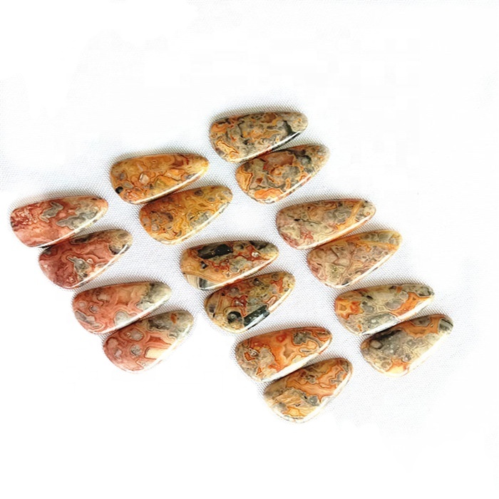 Натуральны жоўты Агат камень налева і правы матч трохкутнік Гладкая паліроўка Gemstone аптовага і рознічнага гандлю 40