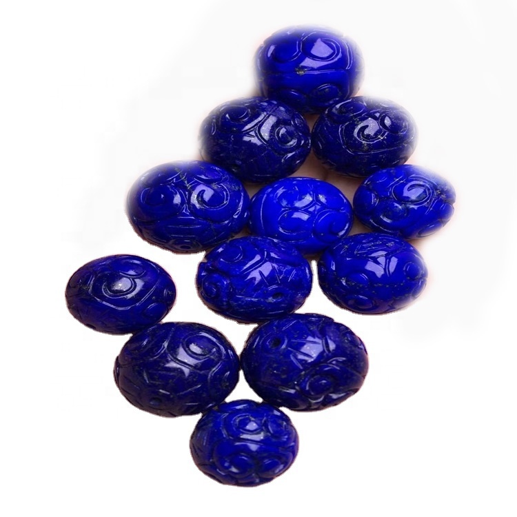 Duboko plavo Lapis lazuli perle prirodne lapis lazuli dragim kamenjem okruglih kuglica 29