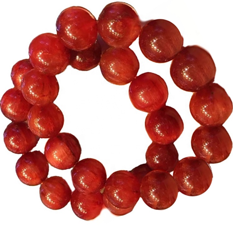 Grousshandel natierlecht rout rutiléiert Quarz Kristaller Bracelet fir Bijouen Kaddoen 17