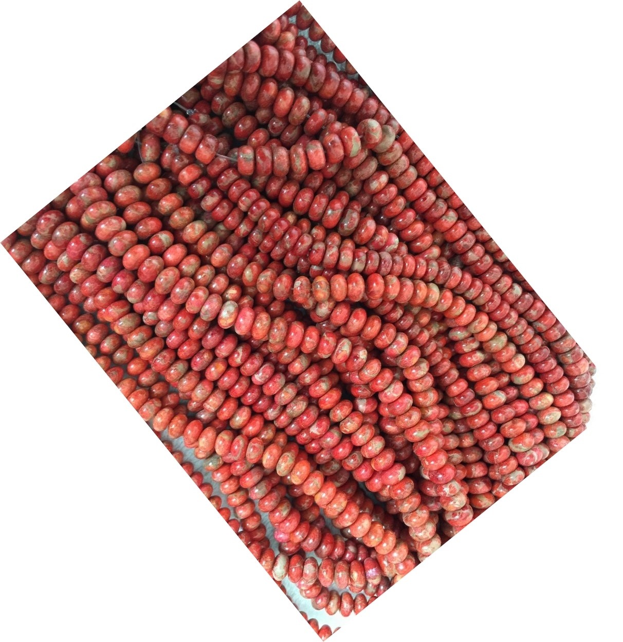 Coral Gemstone perlur coral bein perlur umferð bein perlur 41