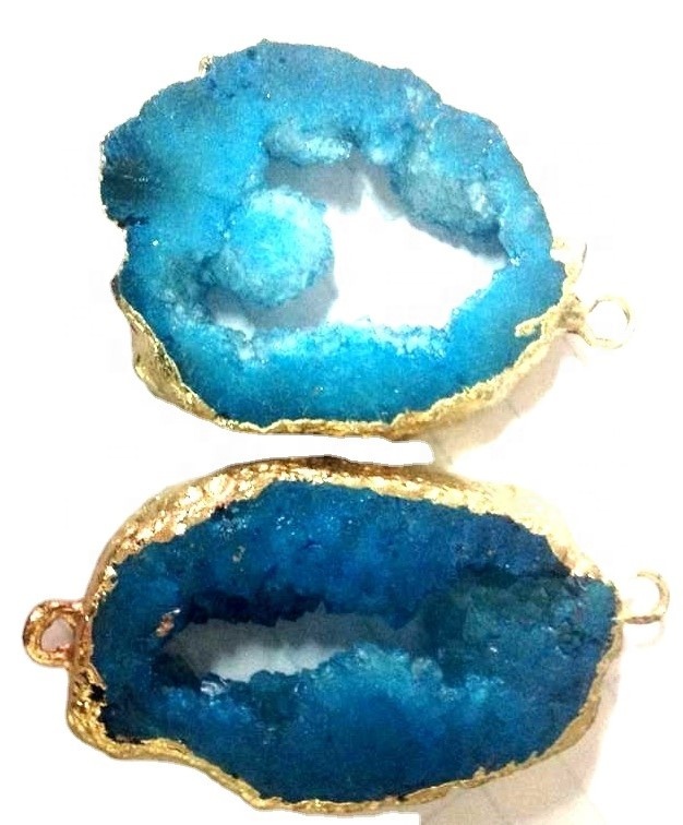 לעצט פאָלקס נוסח געמסטאָנע דרוזזי שטיין קאַנעקטער & נאַטוראַל שטיין פּענדאַנט פֿאַר צירונג מאכן 17