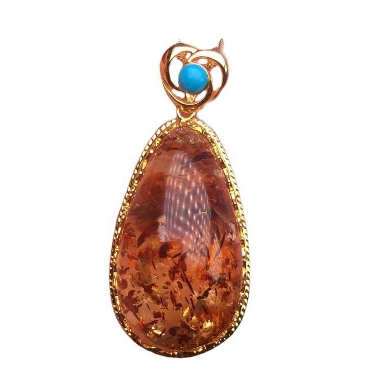 Delikat Amber Pendant.necklace for Women.Filigree Jewelry.Baltic Amber Smykker.Minimalist Gold Chain Pendant.bridal Halskjede 17