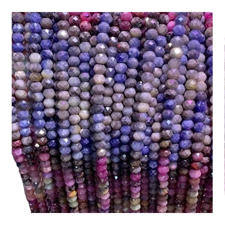 Gemstone perlur Watermelon Litur Tourmaline perlur Skartgripir Supplies Heildverslun perlur 40