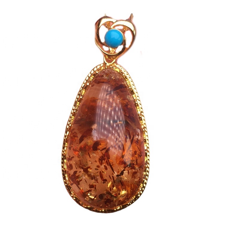 Collaret de penjoll ambre La vostra elecció d'or o cadena de plata la vostra elecció de longitud llarga de llàgrima de llàgrima de llàgrima de llàgrima de llàgrima marró 17