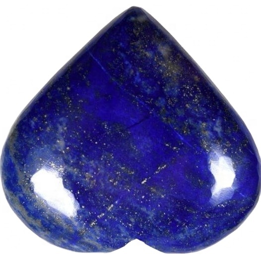 Natural Lapis Lazuli Crystal Heart Heart Heart Shape Lapis Lazuli Stone 40