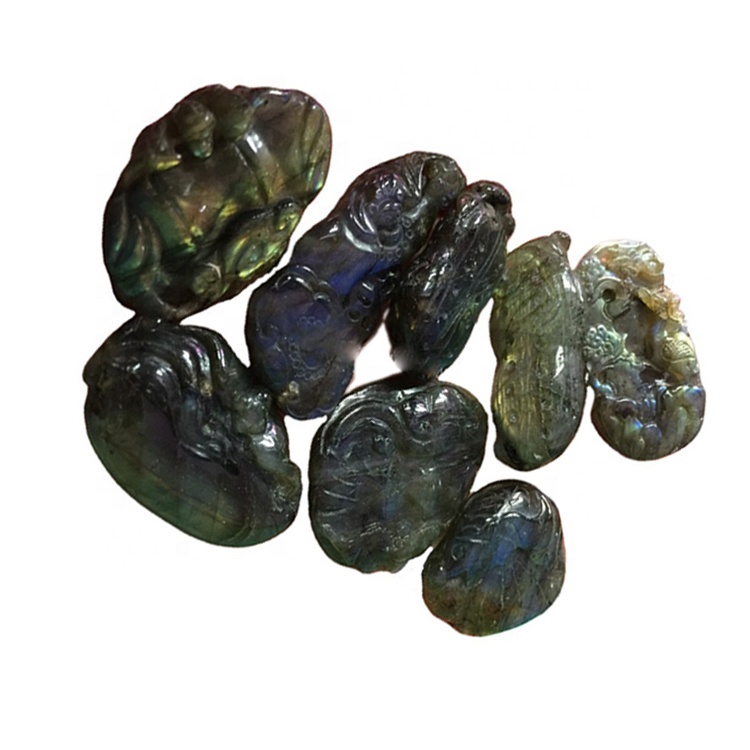 Prirodni labradorit rekleran privjesak 40