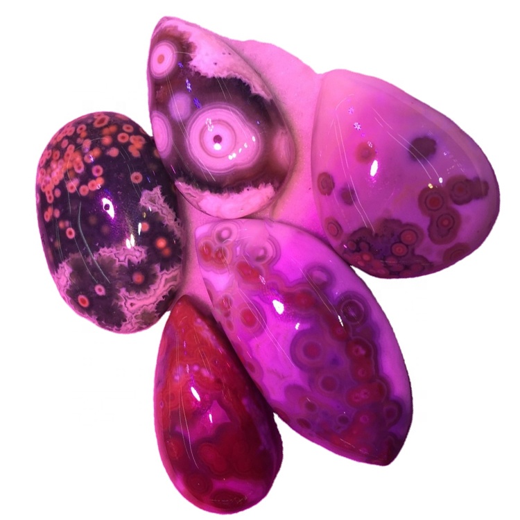 Ocean Jasper Cabochon овален облик Океан Jasper Gemstone Cabochon Jasper 41