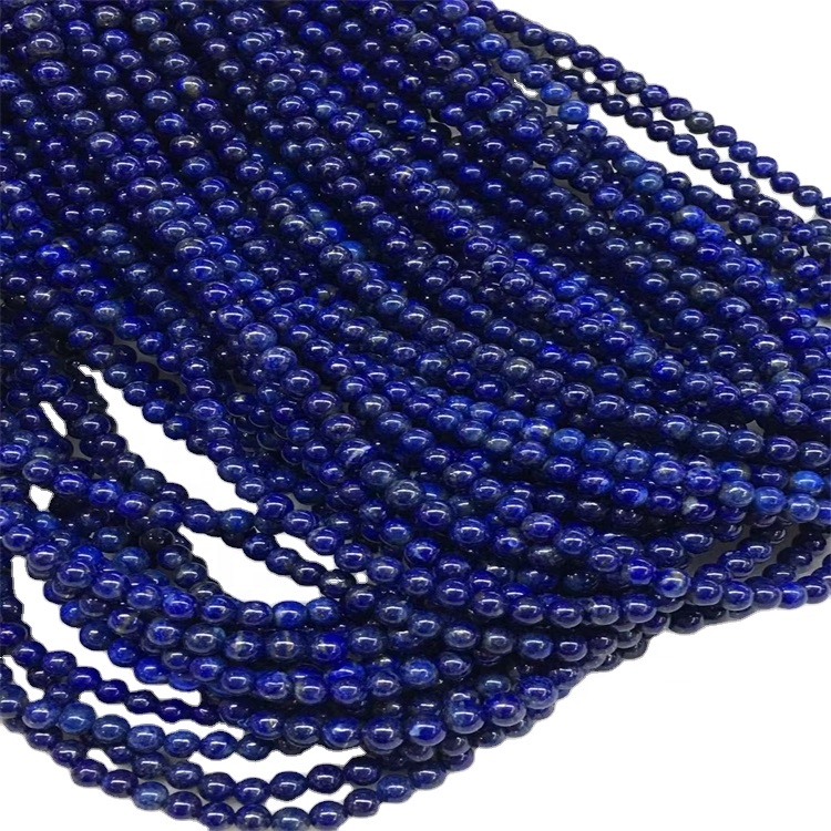 Gemstone naturale Cabochon 5mm rotondo Semiprecious Lapis Lazuli Riso perline 17