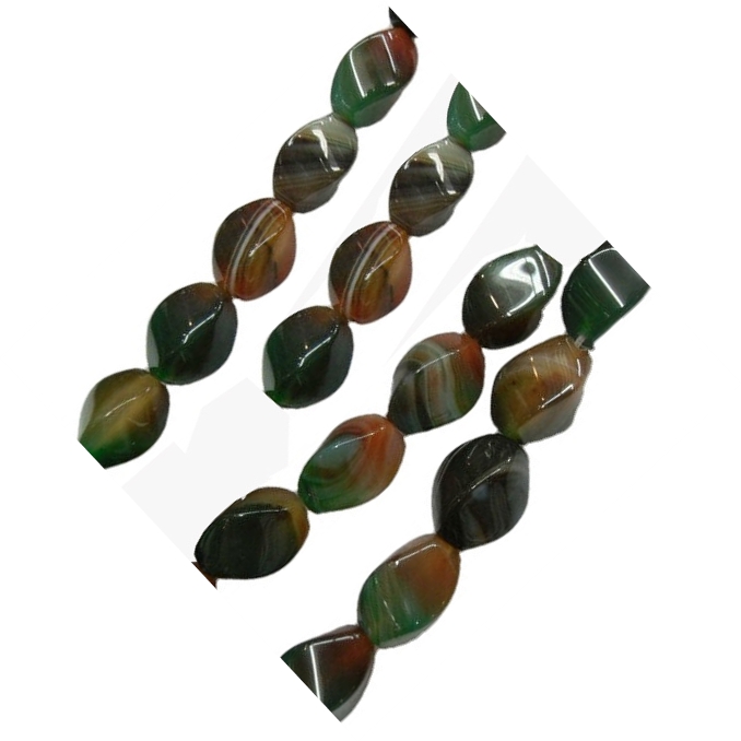 Náttúrulegur dökkgrænt agat perlur 6mm 8mm 10mm slétt fáður umferð 16 tommu strand heildsölu perlur 41