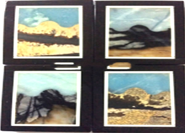 glänzend Feierbildjasper, Bild Jasper Intarsia Pendant 17