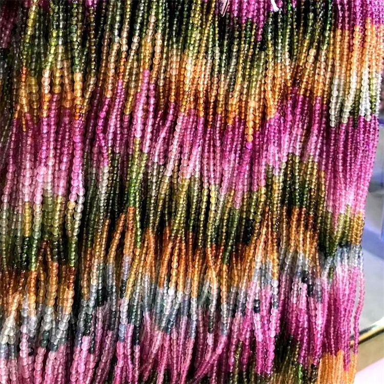 Природен розова турмалин 6mm 8mm 10mm мазни круг мониста вистински лабава скапоцен камен tourmaline 16 Strand 41