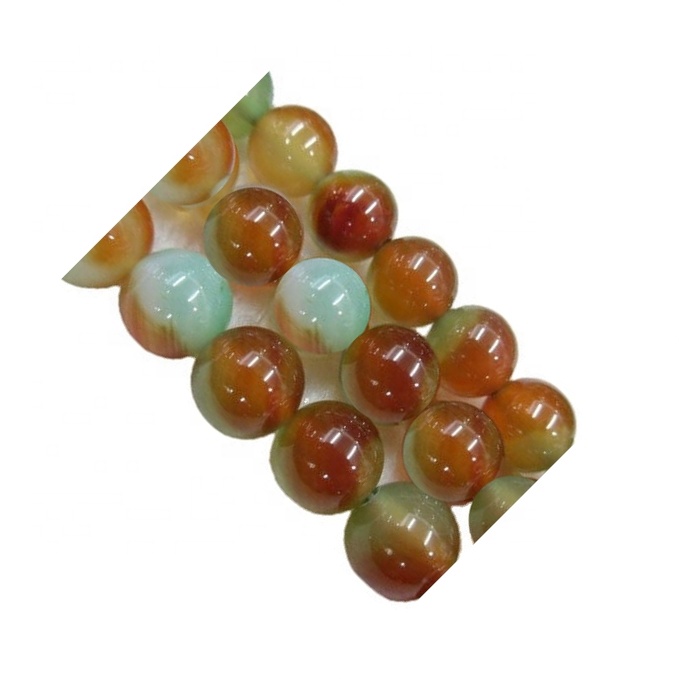 Cracked Agate χάντρες παγωμένες ραγισμένες στρογγυλεμένες χάντρες αχάτης 17