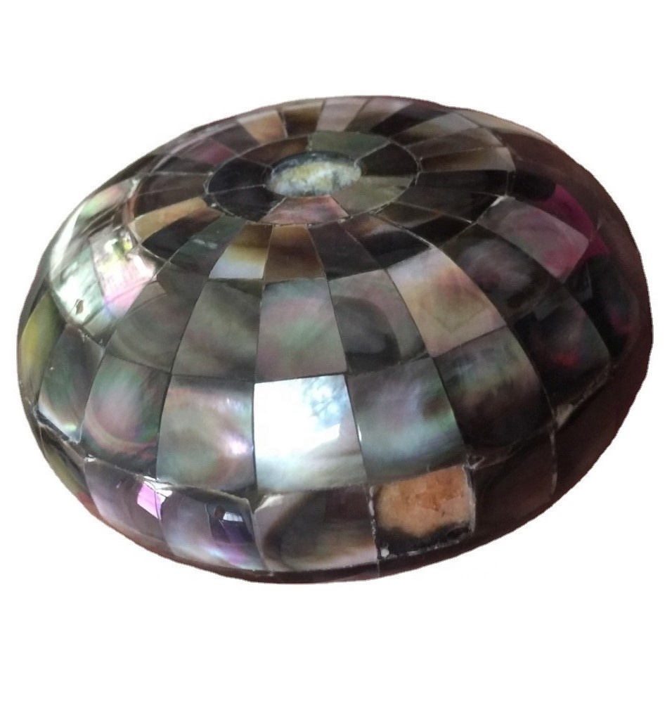 PAUA SHELL + perline a forma di mosaico a mosaico 40