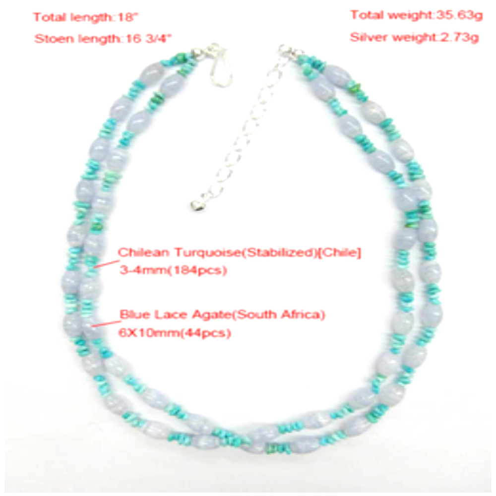 Vogue Necklace Necklace Jewelry Y Glefyd Turquoise Bead Turquoise Necklace Minimalic Jewelry 16