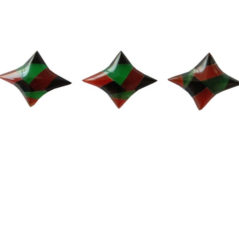 Hot Prodaja prirodna mozaična naušnica Star Oblik Posebni dragi kamen 40