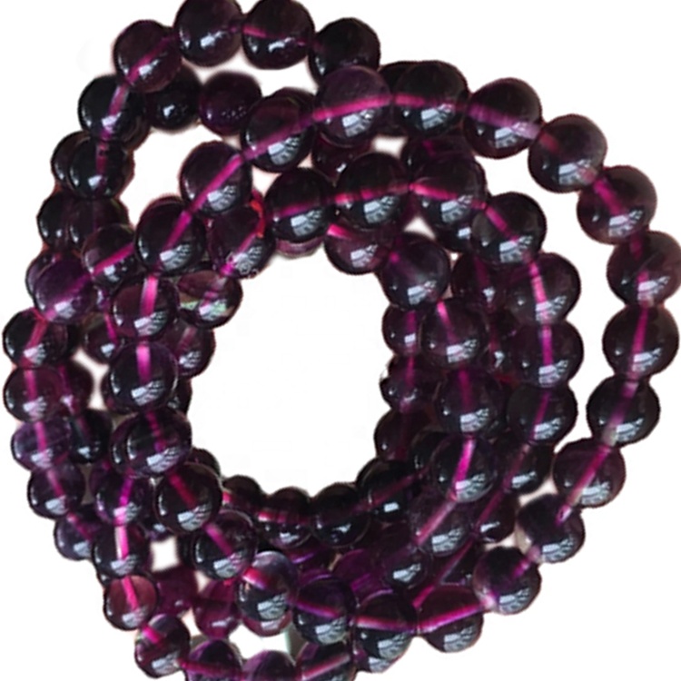 Fluorite Armband / Natural Fluorite Teygja Armband / Gemstone Handsmíðaðir skartgripir 13