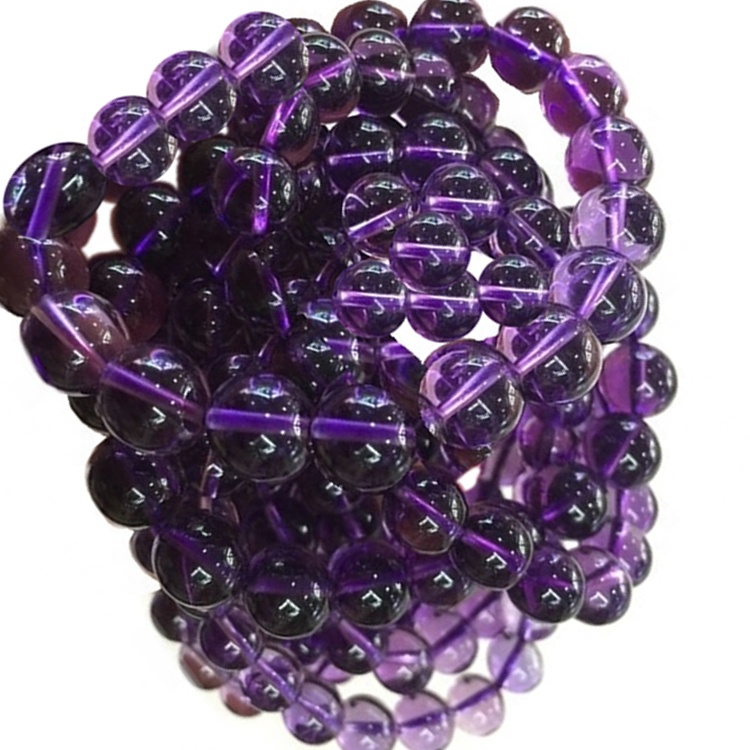 Stretch 6mm 8mm 10mm 12mm rrumbullakët rrumbullakëta natyrore guri ameticy byzylyk 17