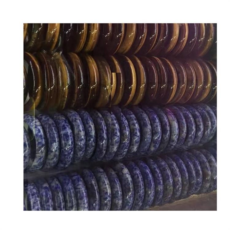 Coral Jade Gemstone Agate Bangles Make Veľkoobchod Cherry Blossom Agate Náramok Prírodný drahokam Dámske darčeky 41