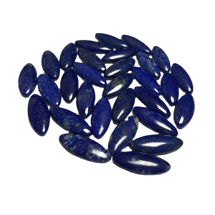 Natural Lapis Lazuli Cabochon ovāla forma Ļoti tīra kvalitāte Lapis Lazuli Loose dārgakmens 22