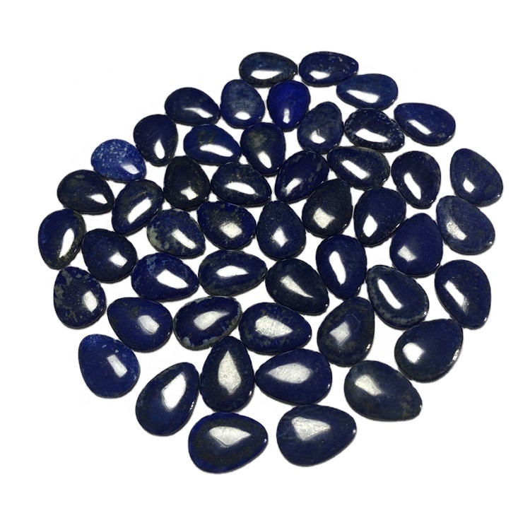 Природно сини лапиз лазули мазни круса Cabochon Lapiz Lazuli скапоцен камен круша Cabochon 18