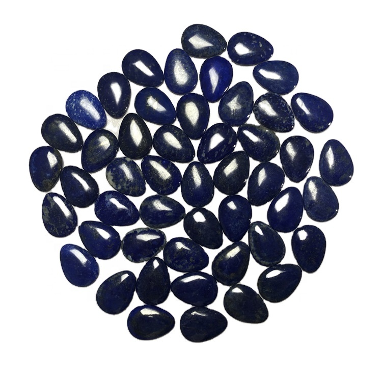 Природно сини лапиз лазули мазни круса Cabochon Lapiz Lazuli скапоцен камен круша Cabochon 22
