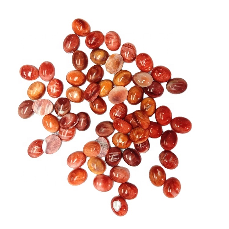 Υψηλής ποιότητας φυσικό πορφυρό κέλυφος στρείδι cabochons οβάλ σχήμα για κοσμήματα 9