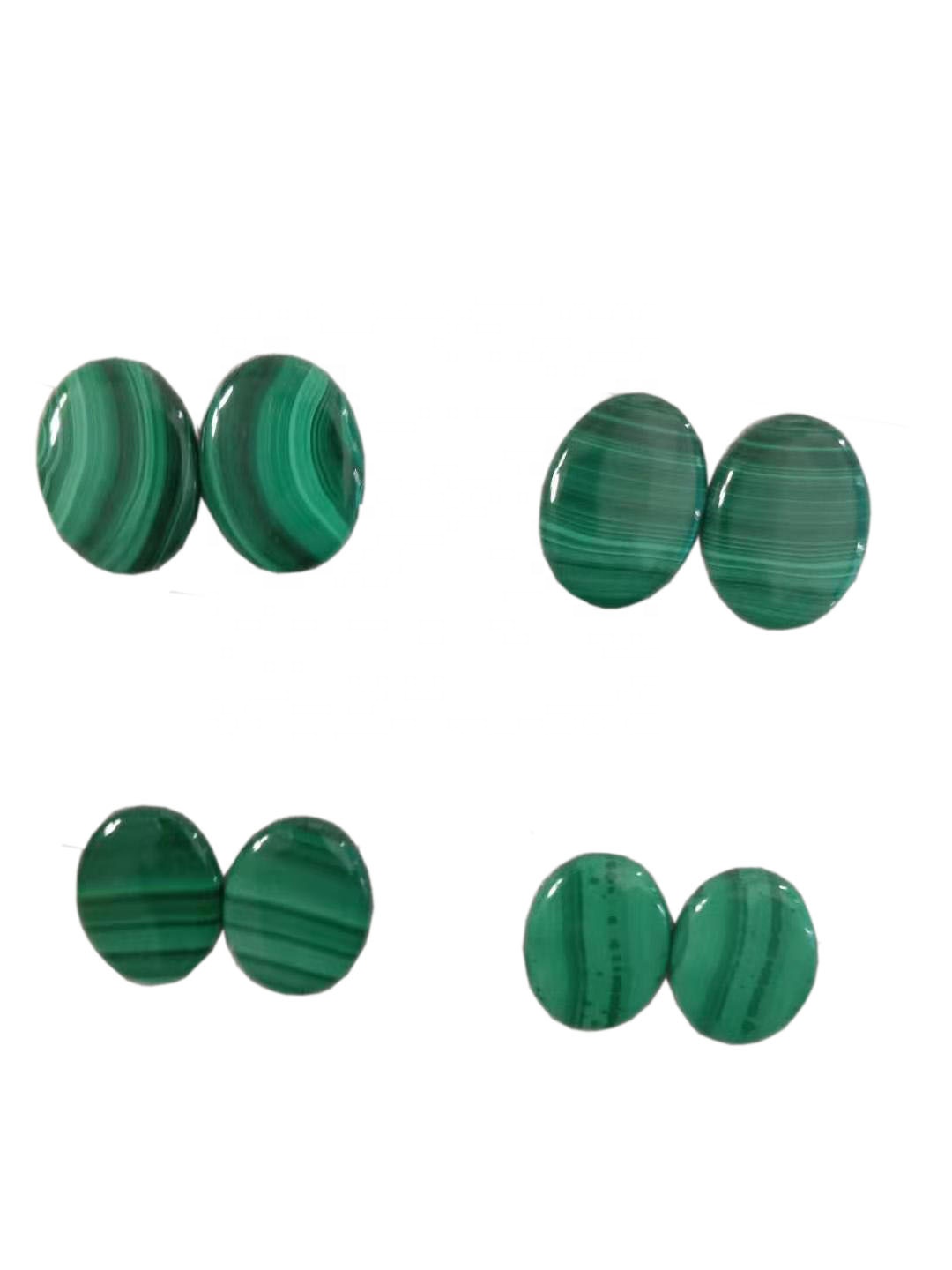 Малахіт з високою якістю малахіт кабохон вільного каміння 21