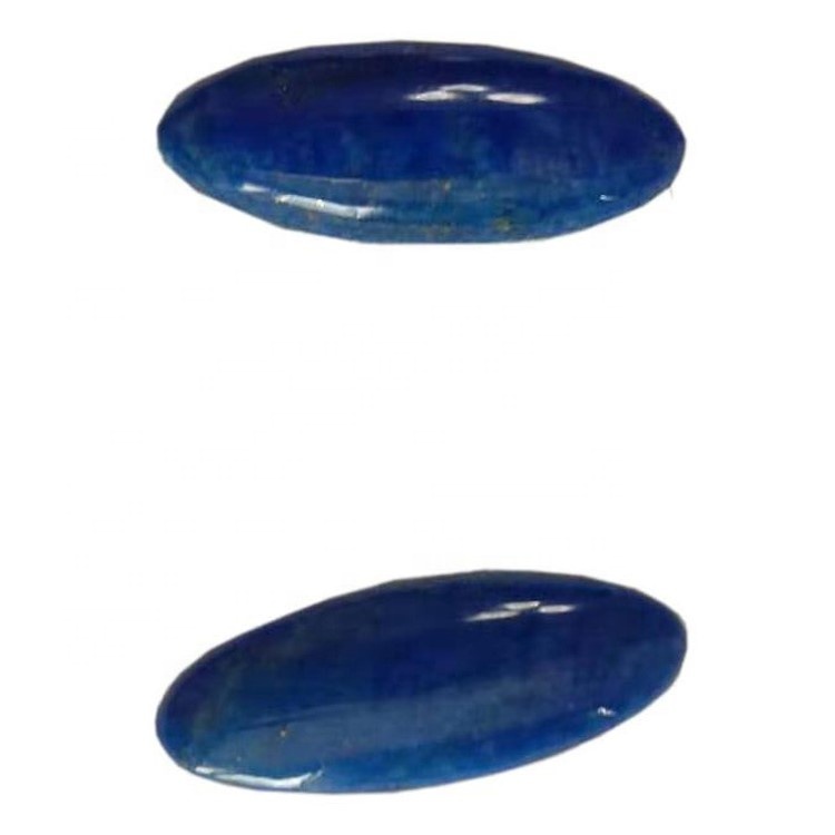 Lapis Lazuli Gemstone Cabochon Pair Prírodný kameň Zodpovedajúce pár drahokamy kabína 9