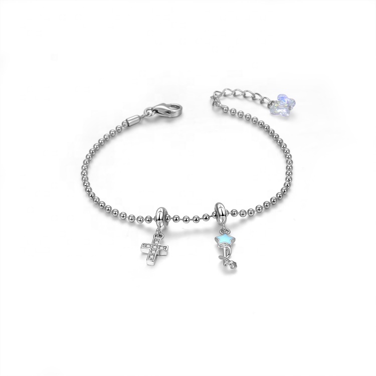 Cute Type Women CMXXV Silver Bracelet 9