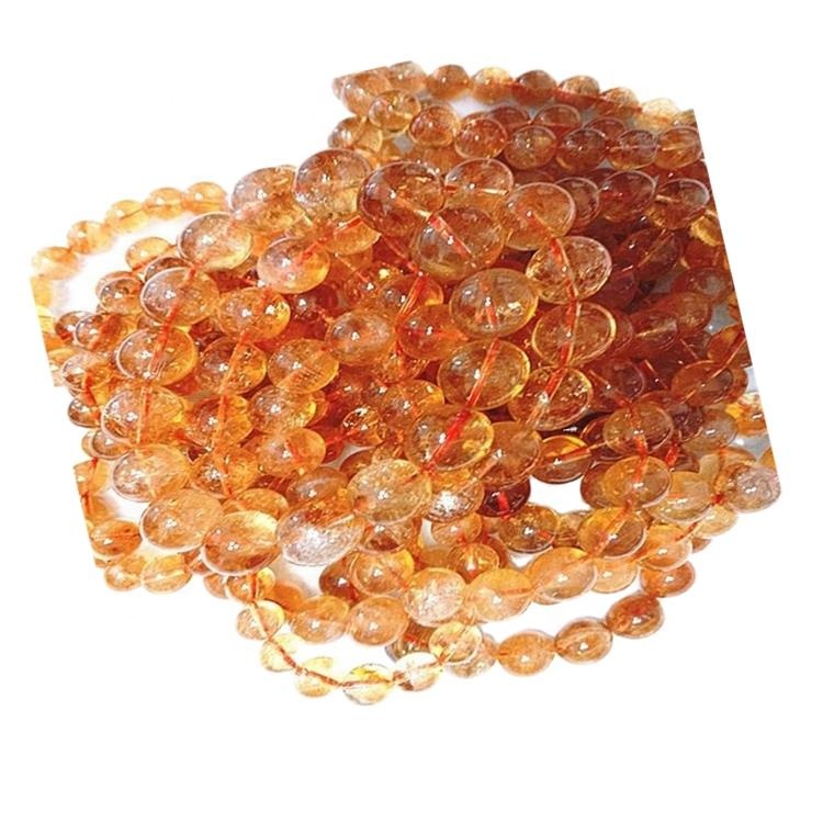 סיטרינע געמסטאָנע אַאַאַ מיינונג 6 מם 8 מם 10 מם קייַלעכיק בעאַדעד סטראַנדז, דזשעמסטאָנע קרעלן פֿאַר צירונג קרעלן פֿאַר צירונג, מאכן 11