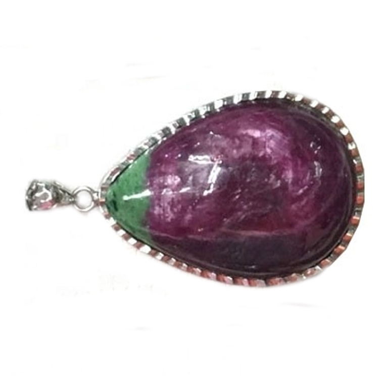 Vakre Natural Epidote Stone Wands Points Red Ruby Anheng i Green Til Salg 20