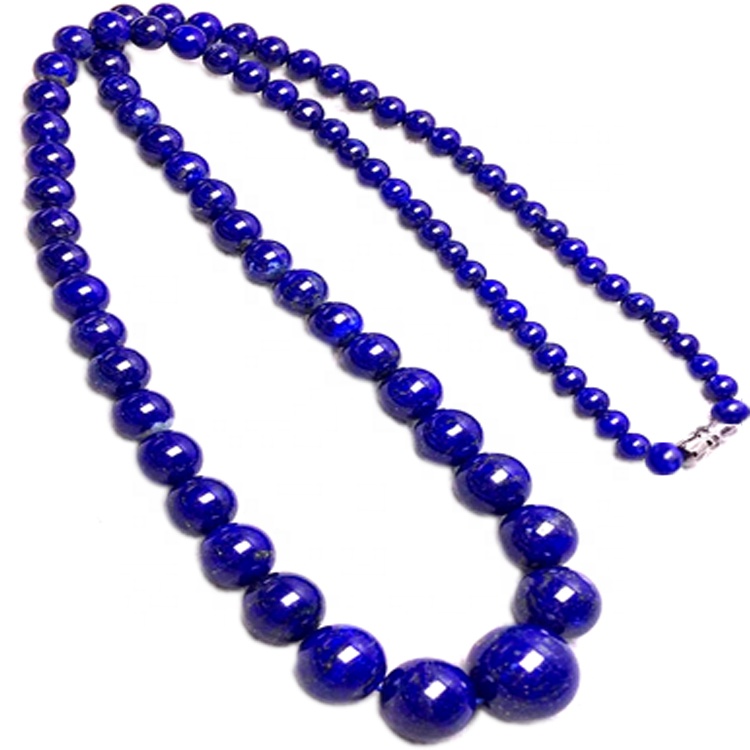 Lapis Natyrore Lazuli Beads Necklace Stili i ndryshëm Bëni me shumicë 40