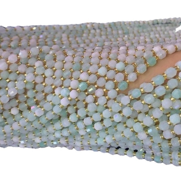 Aquamarine Beads Висока оценка GemStone круг лабава монистра 6mm 8mm 10mm bulk lot опции 43
