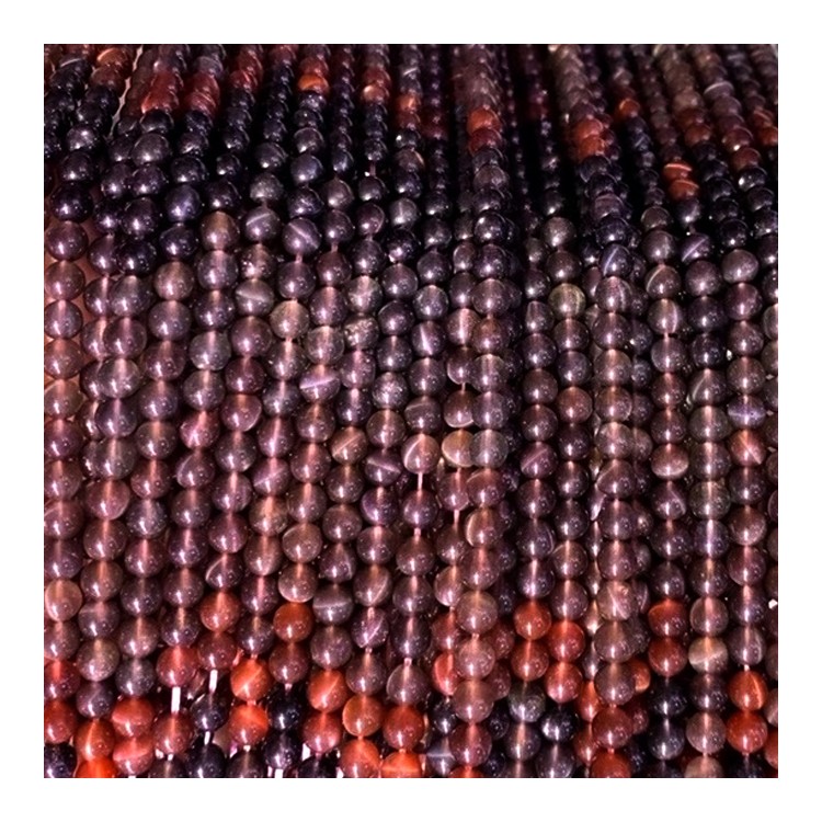 Multicolor natyral shalqi portokalli purple turmaline rrumbullakët rrumbullakët 30