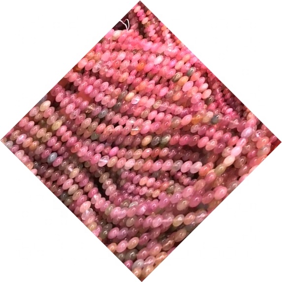 Трговија на големо уметнички турмалин шарени агат лабава камена мониста нараквица за DIY накит Изработка на додатоци 7