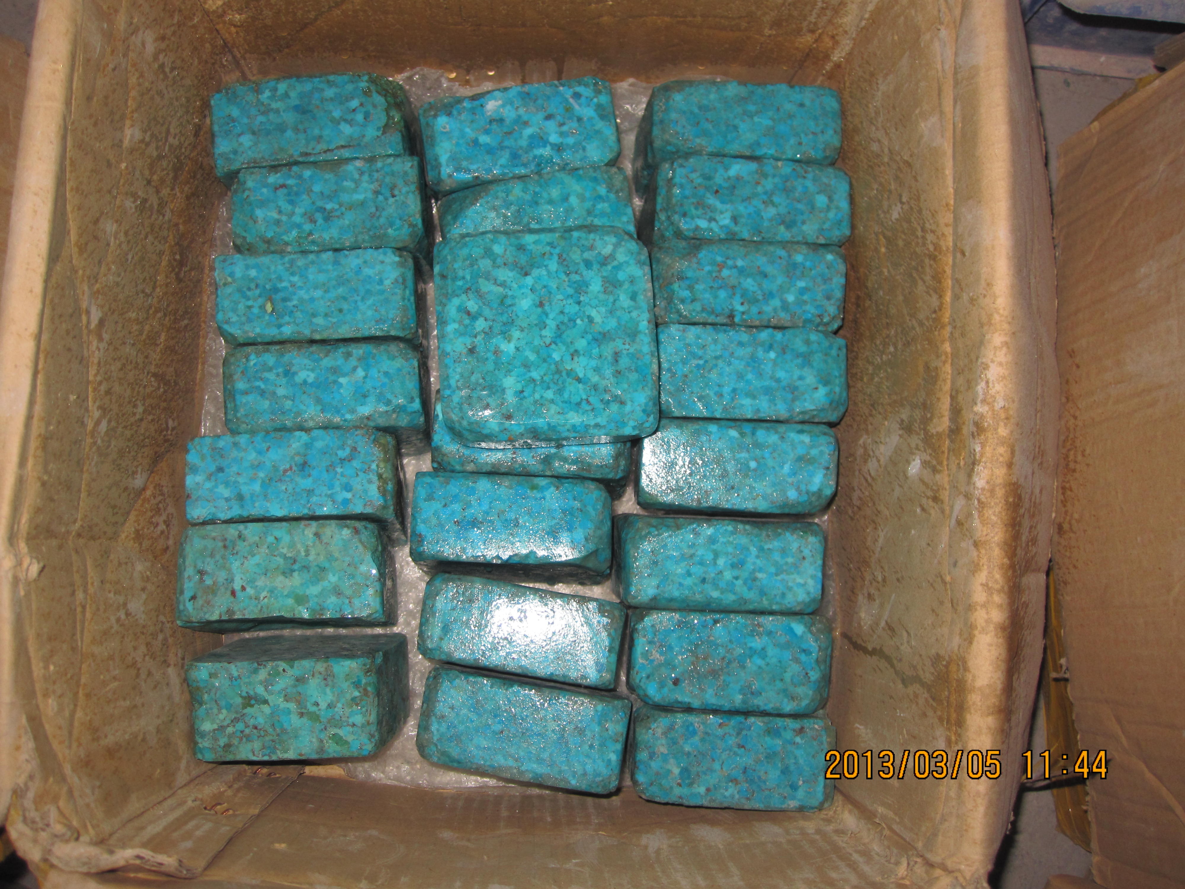 Copper Kingman Amerika Turquoise Mine Prirodzene komprimovaný drahokam Turquoise urobiť veľkoobchod 15