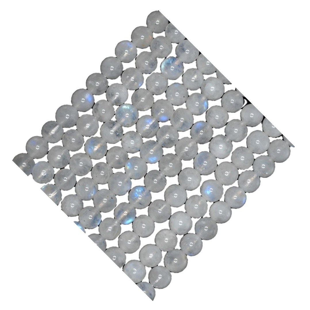 Großhandel natürlicher Regenbogen Mondsteinperlen direkt aus Indien 17