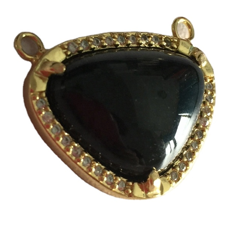 Pink Color Quartz Gold Pandantiv Bijuterii face Factory Factory Direct en-gros 13