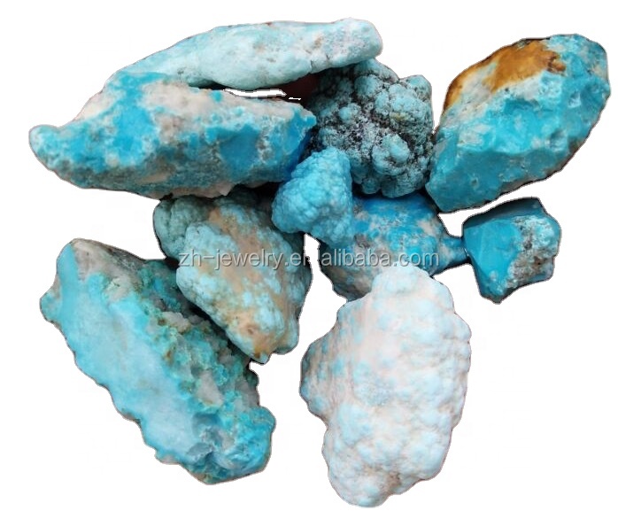 Turquoise Stone Gróft Stone Heildverslun Fox Natural Nevada Turquoise Gróft efni Gemstone 32