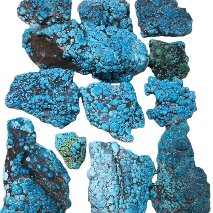 Spider Web Dark Blue Tirkīza raupja matricas augstas kvalitātes tirkīza no mākoņainas tirkīza raktuves 9