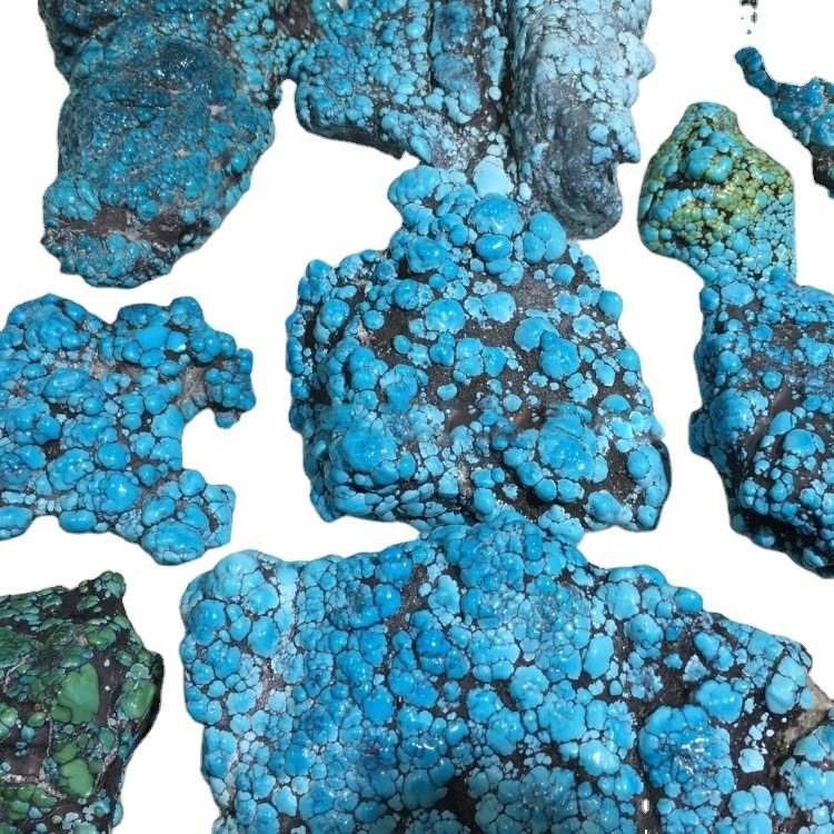 Spider Web Dark Blue Tirkīza raupja matricas augstas kvalitātes tirkīza no mākoņainas tirkīza raktuves 15