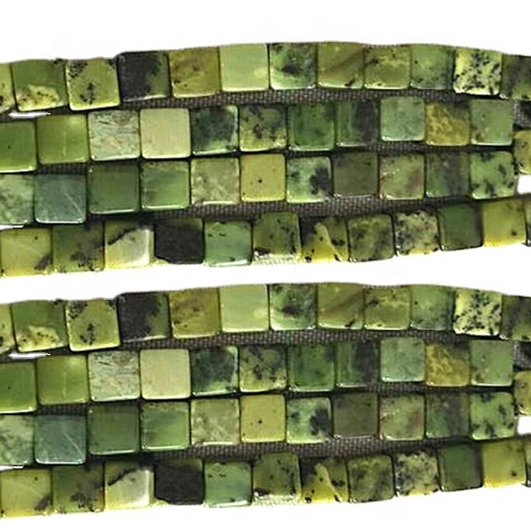 Грийнстоун канадски джаспър пълни бижута на едро 42