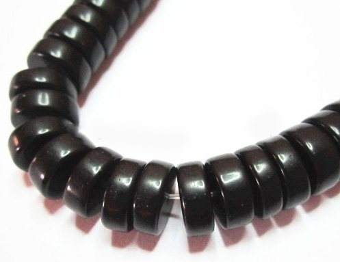 Crni onyx mat 10 mm diskove mat crni kamen 35