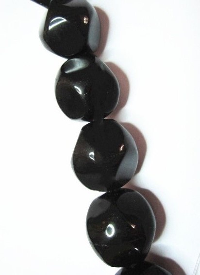Black Onyx Coin i Button Beads Quantitat de massa més barata Preu a l'engròs 33