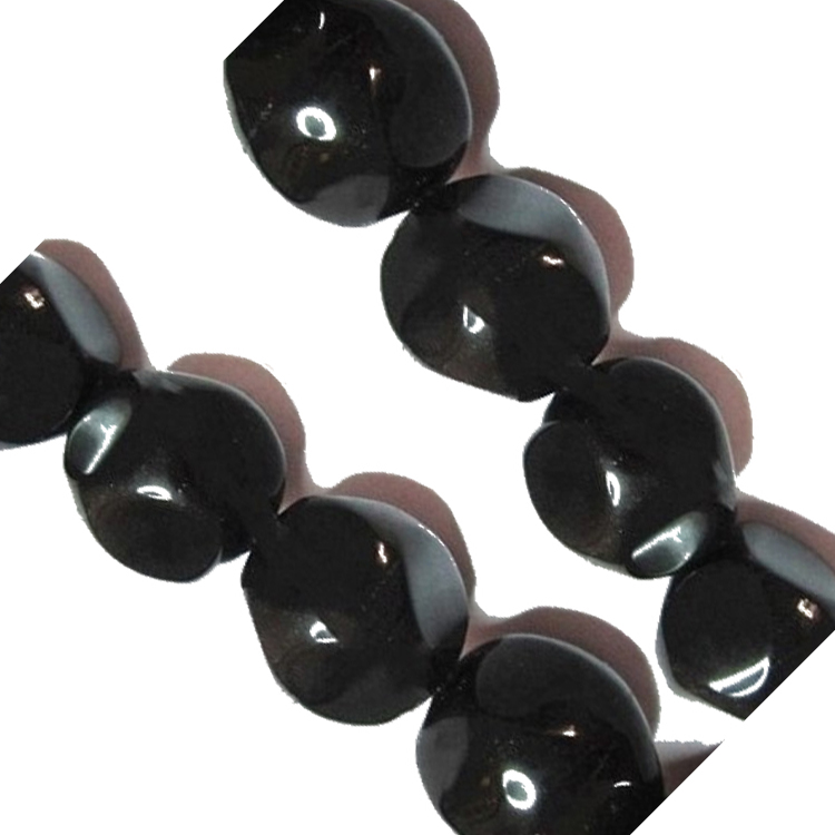 Black Onyx Coin i Button Beads Quantitat de massa més barata Preu a l'engròs 37