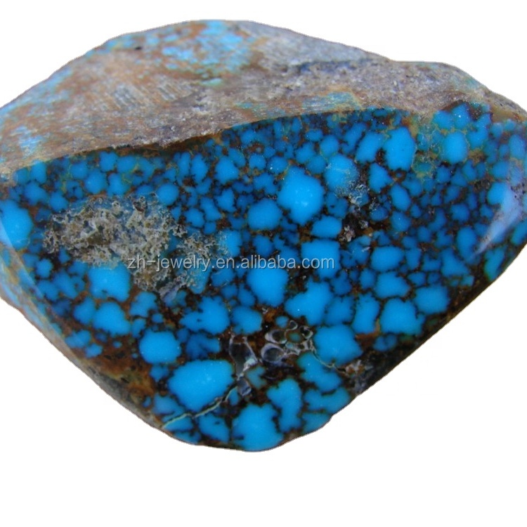 reti bule -color dārgakmeņi tirkīza kingman zirnekļa turquoise raupja no Arizonas 7