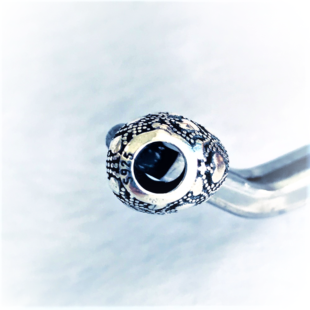 Otvori 925 čvrsti privjesak Sterling 35