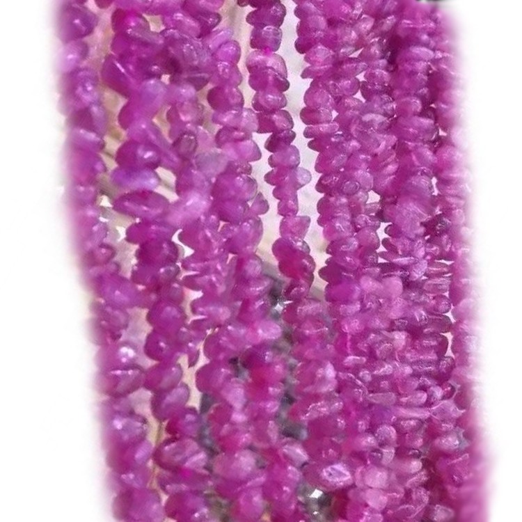 Pink turmaline chip beads strand gemstone patate të skuqura gemstone rruaza bizhuteri duke e bërë furnizimin 31