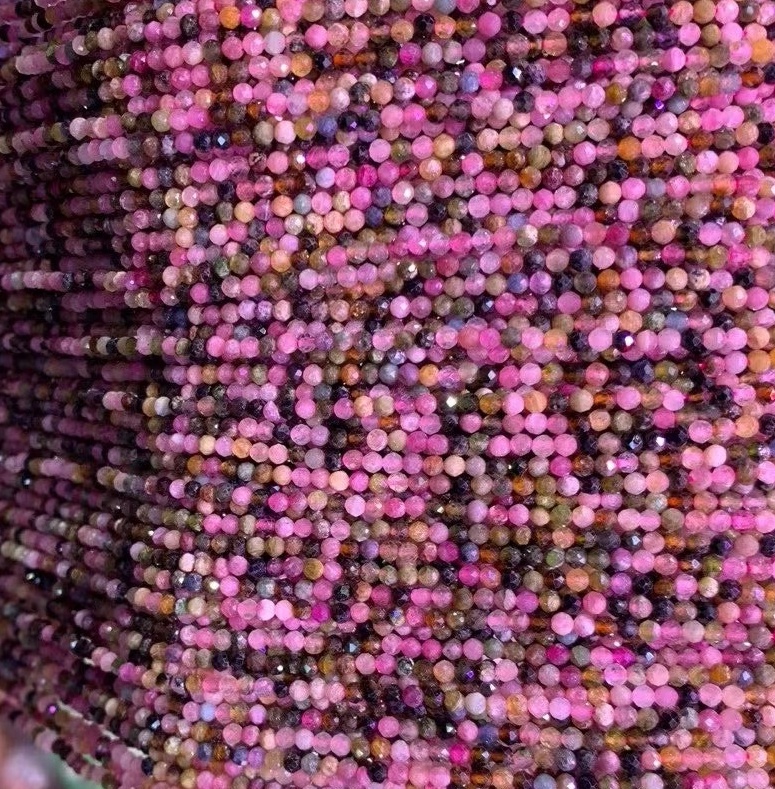 Multi Tourmaline Floed Beads Bead Will Free Gemstne Beads 32