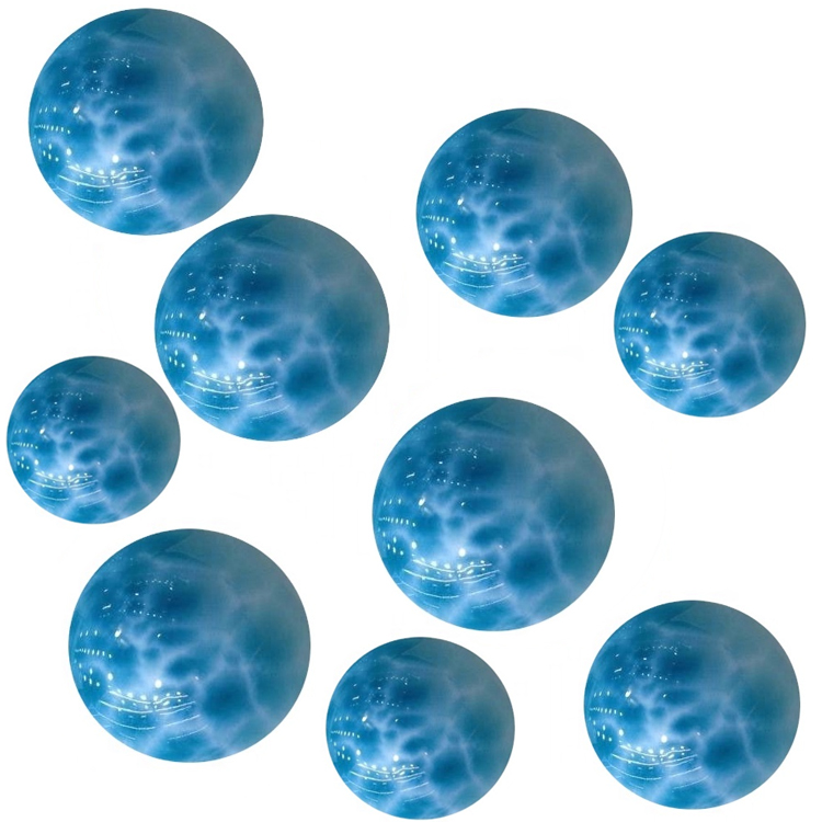 Pravi Larimar Round Cabochon Cabochon Okrugli oblik Gemstone 35